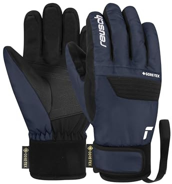 Reusch Bolt SC Gore-TEX Junior Guanti da sci caldi, impermeabili, antivento e traspiranti, per bambini, ragazzi e ragazze