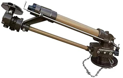 JXYQ Aspersor de 2, Pistolas rociadoras para riego agrícola, aspersor rotativo para riego de áreas Grandes, para Sistemas de riego de Tierras agrícolas (Brazo Largo)