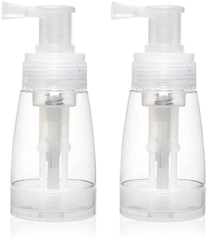 Puderspender 2 STK Pudersprühflasche 180 ml tragbarer Puderspender mit konvergierender Düse gleichmäßig dosiertes Puderspray für Babypuder Körperpuder