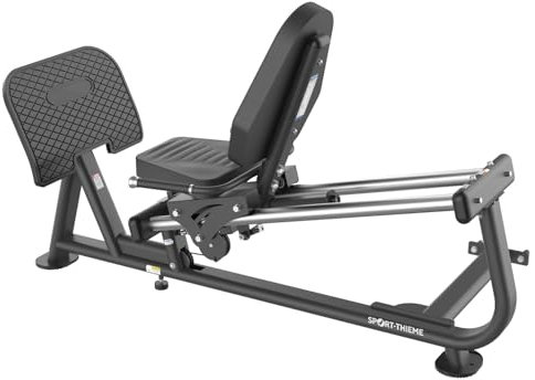 Sport-Thieme Beinpresse 600 | Anbaustation für Multifunktionsturm | Kompakt, Oberschenkel Gesäß Training | Anthrazit | Kunstlederpolster, Stahl, max. 100 kg, 185x107x110 cm