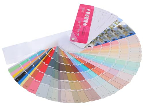 Lurrose Set Di Campioni Di Vernice Standard Nazionale 258 Colori Cartella Colori Per Uso Edilizio Campione Preciso Per Pareti Interne Ed Esterne Resistente Allo Sbiadimento Portatile