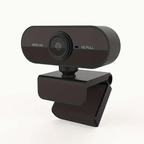 1080p Webcam for Laptop & PC - USB Webcam with Microphone - Streaming Camera for Max Clarity - Web Camera for PC/Desktop Monitor Screen - Ideal for Video Calls, Conferencing & Streaming