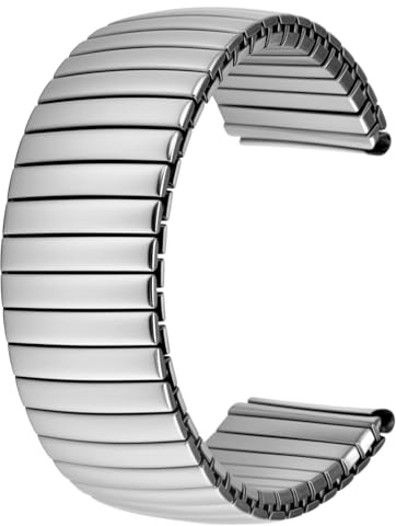 Zykra 20 mm rostfritt stål klockarmband, elastiskt klockarmband, rostfritt stål expansion klockarmband, unisex