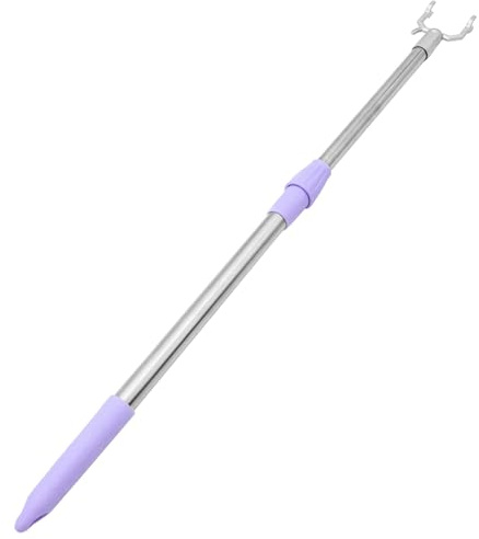 PENIKOKO Tendedero Retráctil para Ropa Varilla de Extensión de Aluminio | Plata, Ajuste 55-80cm, Pp y Acero Inoxidable 201, Ligero, Desmontable, Instalación Fácil