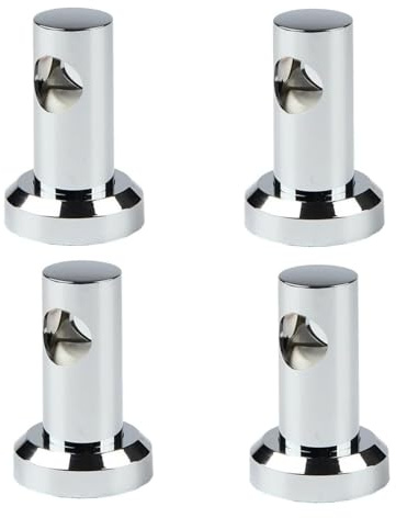 4 Stück Erhöhungshalterung, Duschkopfhalterung, Wandhalterung, ABS-Materialien, Kompatibel mit Duschstangen mit Rohrdurchmessern von 5 mm bis 22 mm