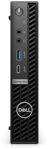 Dell OptiPlex 7000 Micro Desktop – i7-12700T (12 Cores, 1.4/4.7GHz), 1TB PCIe Gen 4.0x4 NVMe, 16GB DDR4, vPro, Intel UHD Graphics 770, GbE, WIFI 6 & Bluetooth 5.1, Windows 11 Pro