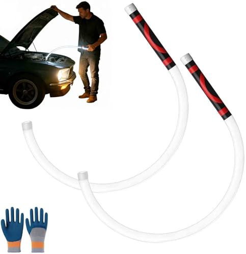 Linterna LED con luces de trabajo extra recargables, 44 pulgadas, flexible, de alta luminosidad, para bahías de motor, inspecciones y zonas de difícil acceso