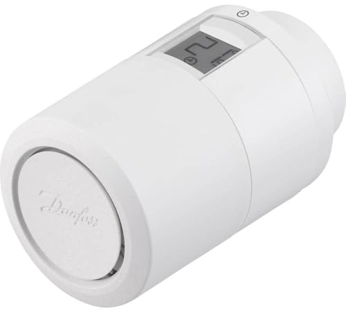 Danfoss ECO2 Programmierbares Heizkörperthermostat, Weiß