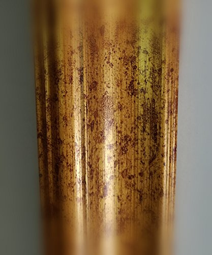 Artecentro Cornice Dorata per Quadri - Oro/Colore con o Senza passepartout in Legno-Varie Misure (Oro Antico, 50 x 70)