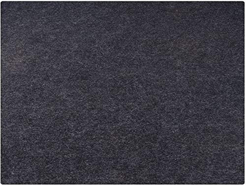 Aigend - Alfombra Protectora para Barbacoa, Alfombra ignífuga, protección de Suelo para Barbacoa, Barbacoa, Chimenea, Camping, 75 x 124 cm, Alfombra de Suelo Universal de Secado rápido Antideslizante