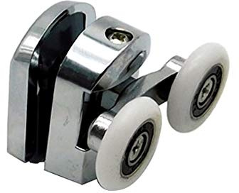 Shower Door Wheels | 23mm or 25mm | Upper or Lower | Double Roller | ROLL039 (Upper Wheel (23mm))