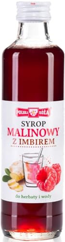 Sirope de frambuesa con jengibre 315g Polska Róża