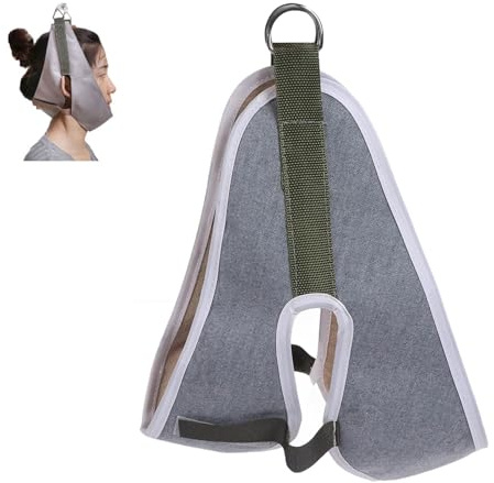Dispositivo De Tracción Cervical, Hamaca Suave Y Ajustable Para El Cuello Cinturón De Tracción Cervical Camilla Para El Cuello Almohada Cervicals Con Gancho Soporte Cervicals Para Fisioterapia Dolor