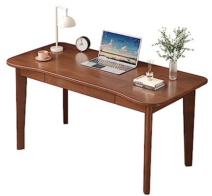 Laptop-Tisch Computertisch Massivholz-Schreibtisch, moderner einfacher PC-Schreibtisch, Arbeitszimmer, Schreibtisch, Arbeitstisch, Büro, Arbeitszimmer, Wohnzimmer, Kinderzimmer, Schreibtisch, Werkbank