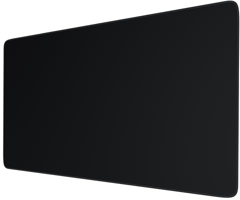 Titanwolf - XXXL Übergröße Mauspad 900x500mm - Gaming Mousepad Groß - 90x50 cm Tischunterlage Large Size - verbessert Präzision und Geschwindigkeit XXXL - für Logitech Maus und Tastatur - Schwarz