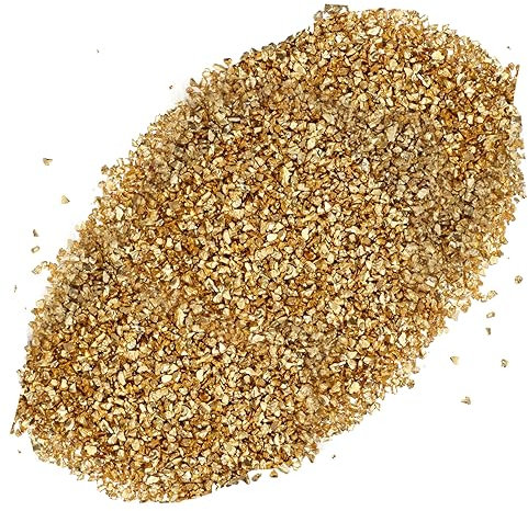 BELLIFFY Handgemachtes zerkleinertes Glas 2 mm metallische Mini-Chips Streusel Kunsthandwerk Glas für -Dekoration
