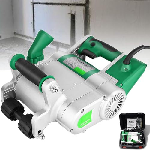ROGHA Machine de Découpe de Rainures Murales, Coupe-Canaux, Machine de Découpe de Béton pour la Découpe de Rainures de Marbre Rainureuse de Béton,25+35mm