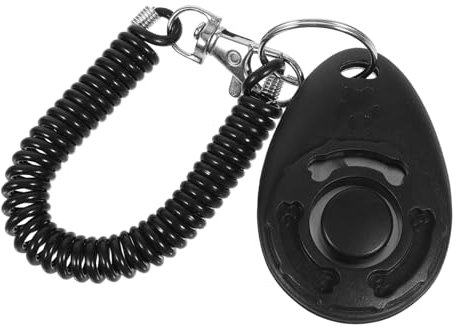 HANABASS Hundetrainings Clicker Aus Langlebigem Kunststoff Mit Handschlaufe Tragbarer Welpen Clicker Für Haustierverhalten Leichtes Trainingszubehör Für Hunderassen