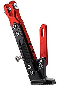 TASEKI Seitenständer Parkkrückenhalter Pit Bike Moto Motorrad Zubehör Universal Motorrad Ständer Kick Halterung Fuß Seitenständer Supportor(11 Star Yellow)