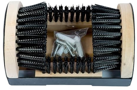 All Weather Industrial Shoe Cleaner,Heavy Duty Door Step Boot Scraper Brush Cleaner Mat,Boot and Shoe Cleaning Brush, Removes Mud and Dirt from Shoes Walking Boots Wellys/Wellingtons etc