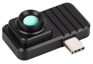 Waveshare Mobile Infrared Thermal Imaging Camera, Type-C Interface, Plug-and-Play, 160x120 Resolution, 45° Field of View, Aluminum Alloy Case