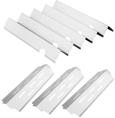 Yinnhom Barras saborizantes de acero inoxidable,barras saborizantes de alta calidad para Weber Genesis II Serie 300,repuestos para parrilla,accesorios para protector térmico de distribuidor de llama
