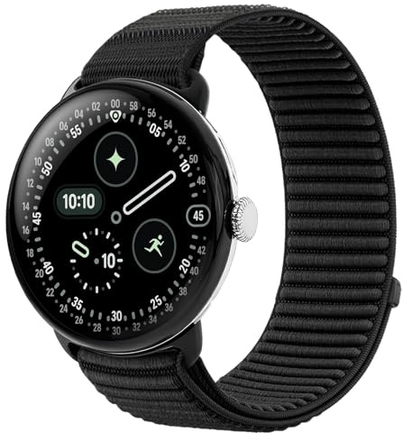 SimpleThings Sportarmband für Pixel Watch 2/1/3 4 (41mm 45mm) Armband | Sport Loop Nylonband kompatibel mit Google Watch 4/3 (45mm 41mm)/2/1 , Herren Damen, Atmungsaktive Weiche