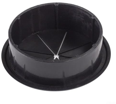 Ojal para cable de escritorio con cubierta de goma flexible para agujero de cable, organizador de alambre de junta redonda para oficina, hogar, banco, hotel, computadora de uso (negro, 50 mm)
