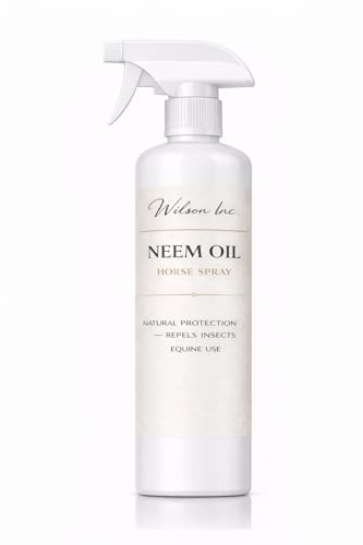 Equine Neem Oil Spray – Premium Ready to Use Neem Oil Mist for Horses – Elegant Daily Care for Horses, Stables & Insect-Prone Areas (1ltr)