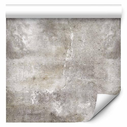 murando - Fototapete selbstklebend Wandsticker Beton grau, Schlafzimmer | Selbstklebend ohne Kleister, Full HD Druck, ideal fürs Wohn- oder Schlafzimmer, schnelle Montage, lichtbeständig, geruchsfrei