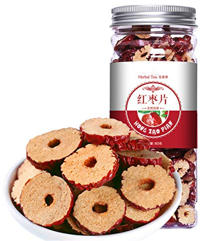 Chino Hierbas Té Flor Fruta Té Rosa Té Enlatado Seda Dorada Crisantemo Embotellado Nuevo Perfumado Té Cuidado de la salud Flores Té Comida verde saludable (80g de azufaifa roja)