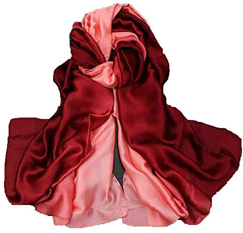 Seidenschal, weich, für Damen, Herbst/Winter, Farbverlauf Gr. One size, N13