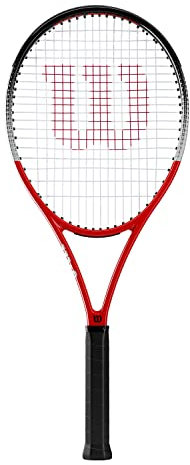 Wilson Tennisschläger Pro Staff Precision RXT 105, Aluminium, Grifflastige Balance, 305 g, 69,2 cm Länge, Red / Black