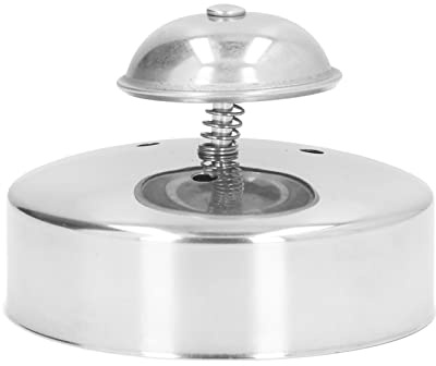 Sandwich Cutter and Sealer, Sandwiches Sealing Mould Push Type Stainless Steel Material Human Body Design Spring Design Cake Cutting Tools for Making Sandwiches, Hamburgers, Pies (Silver)