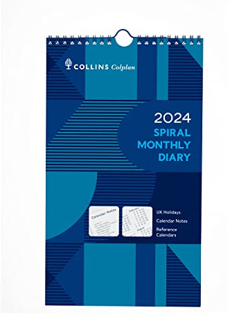 Collins Colplan 2024 Terminplaner Monatlicher Spiralplaner - Geschäftsplaner und Organizer - Januar bis Dezember 2024 Terminplaner - Monatlich - - 64-24