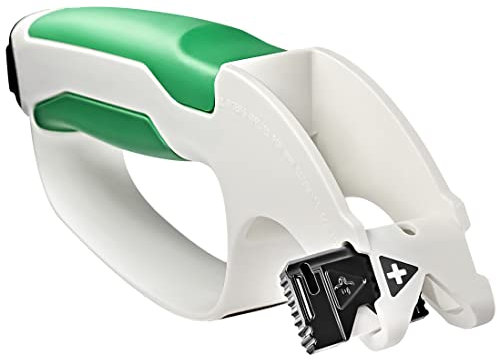 GRÜNTEK Affilatore Affilacoltelli Professionali per Cesoie da Giardino, Scalpelli, Forbici e Coltelli da cucina e Sartoria. Con 7 Cartucce Intercambiabili