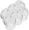 PLAFOPE 06 Pcs Thick Glass Cupping Therapy Set for Home Use - Adjustable Fire Cupping Set for Massage and Facial Rejuvenation