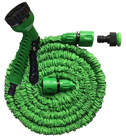 Magic Water Hose Flexible Lightweight Expanding Hose with 7 Pattern Spray Nozzle No-Kink Car Washing Pipe Outdoor Yard Hose