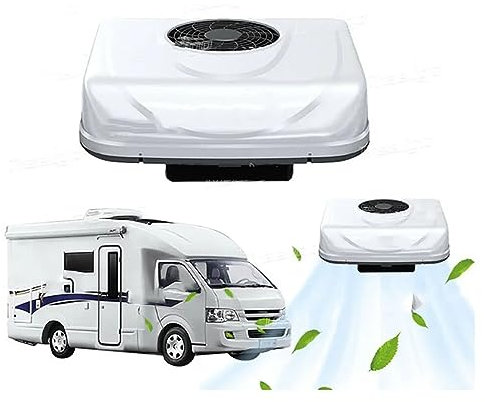 RV Air Conditioner 12V/24V Rv Air Conditioners, Roof Top Air Conditioning Truck Caravan, Frequency Conversion Electronic Control System, For Campers, Trucks (24V)