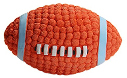 Supvox Hundespielzeug Quietschendes Rugbyball-kauspielzeug Für Zahnpflege Langlebig Und Geruchsneutral Für Und Hunde
