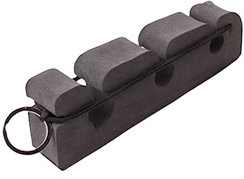 MUSISALY Magnetischer Angelrutenhalter Rutenständer Hochdichtes Material Mit 3 Halteöffnungen Auto Rutenhalter Angelrutenzubehör Für Fliegenfischen Und Fahrzeugmontage