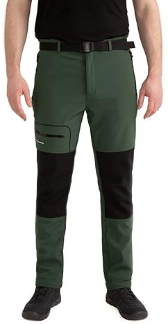 Höhenhorn Trekmaster Herren Wanderhose Softshellhose Winter Outdoorhose Gefüttert Snowboardhose