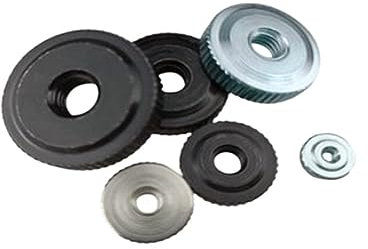 Handdrehschraube, 2–10 Stück, M2, M2,5, M3, M4, M5, M6, M8, M10, Stahl mit schwarzem Zink-Nickel, kleine Stufen, handfest anzuziehende Muttern, Rändelmuttern (Farbe: Stahl schwarz_M8, 5 Stück)(Steel b