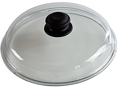 Glasdeckel mit Knopf 9 Größen 16cm,20,22,24,26,28,32