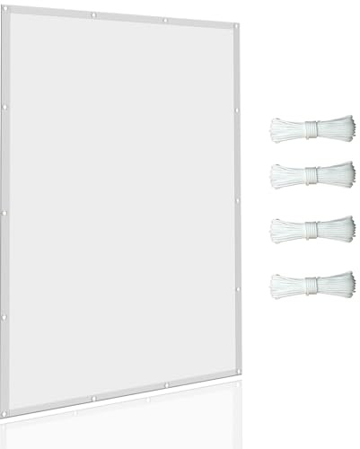 Extra Large 5.5 x 6.5m Heavy Duty Garden Sun Shade Sail UV Blocker for Gardens and Patios White