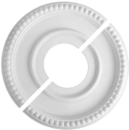 Roseta De Techo, Cubreluces Redondos Techo, Diámetro Exterior 31.5cm Interior 9.9cm Panel Para Renovación De Hogar Lugar De Trabajo Baño Actualizaciones Sótano Utilidades