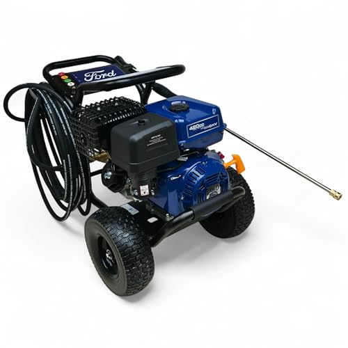 Benzin Hochdruckreiniger 13PS 303 bar Annovi reverberi RSV-4G40 Hochdruckpumpe Flächenreiniger 420cm³ Steinreiniger Landwirtschaftsreiniger 6,5l Tank