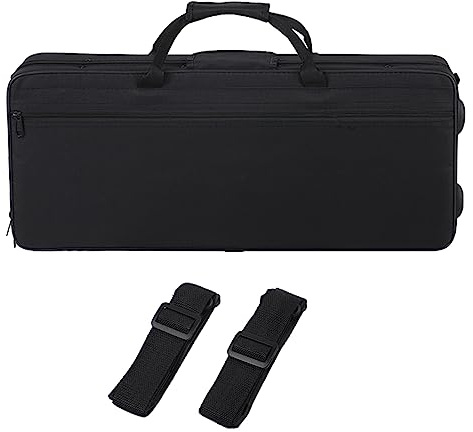 lvifloae Altsaxophon-Koffer, verdickter Oxford-Stoff, gepolsterter Rucksack, Gigbag mit Flötentasche und Zubehöraufbewahrung mit abnehmbaren, gepolsterten Schultergurten und tragbarem