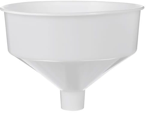 Ciieeo Extra Large Plastic Funnel Wide Mouth Portable Kitchen Funnel for Beer Wine Oil and Beverage Filling Bottles Household Multi-purpose for Liquid Transfer