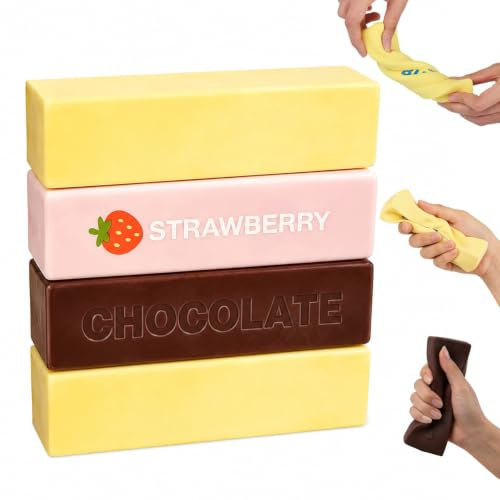 4 Pièces Balles Antistress, Fidget Toys, Jouet Fidget pour Adultes, Jouet Sensoriel Squishies, Jouet Antistress, Jouet Squishy, Portable Jouet Balles, pour Maison Voyages L'école
